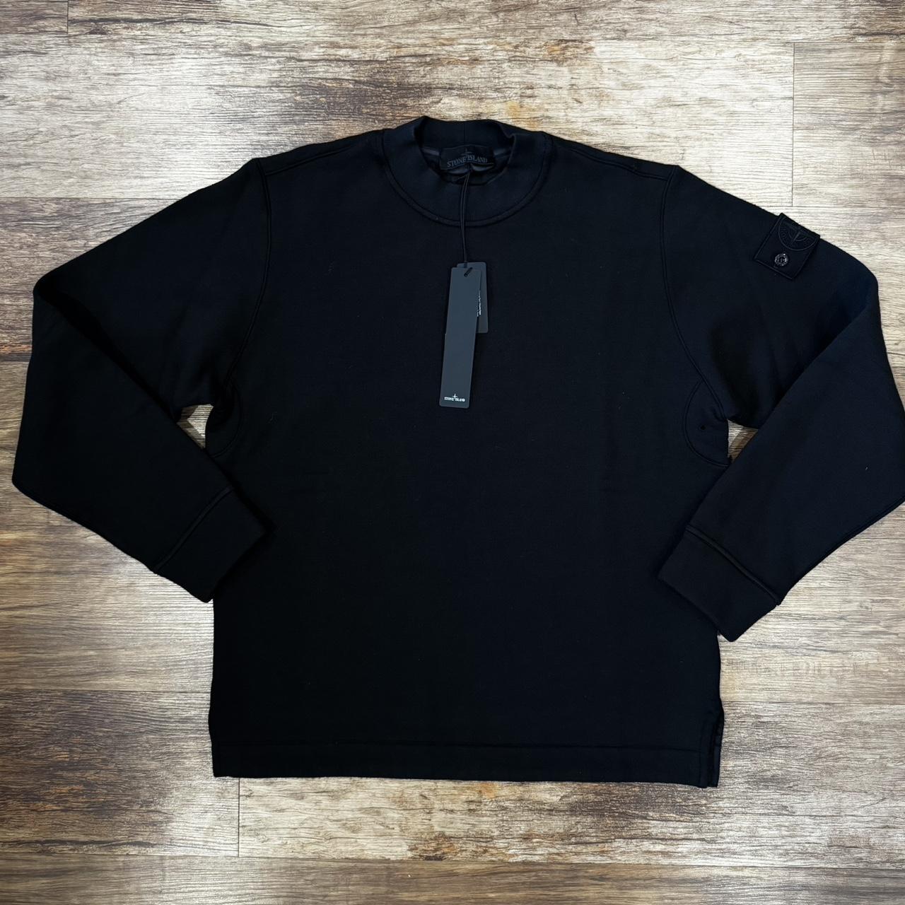 Stone island cheap ghost jumper black