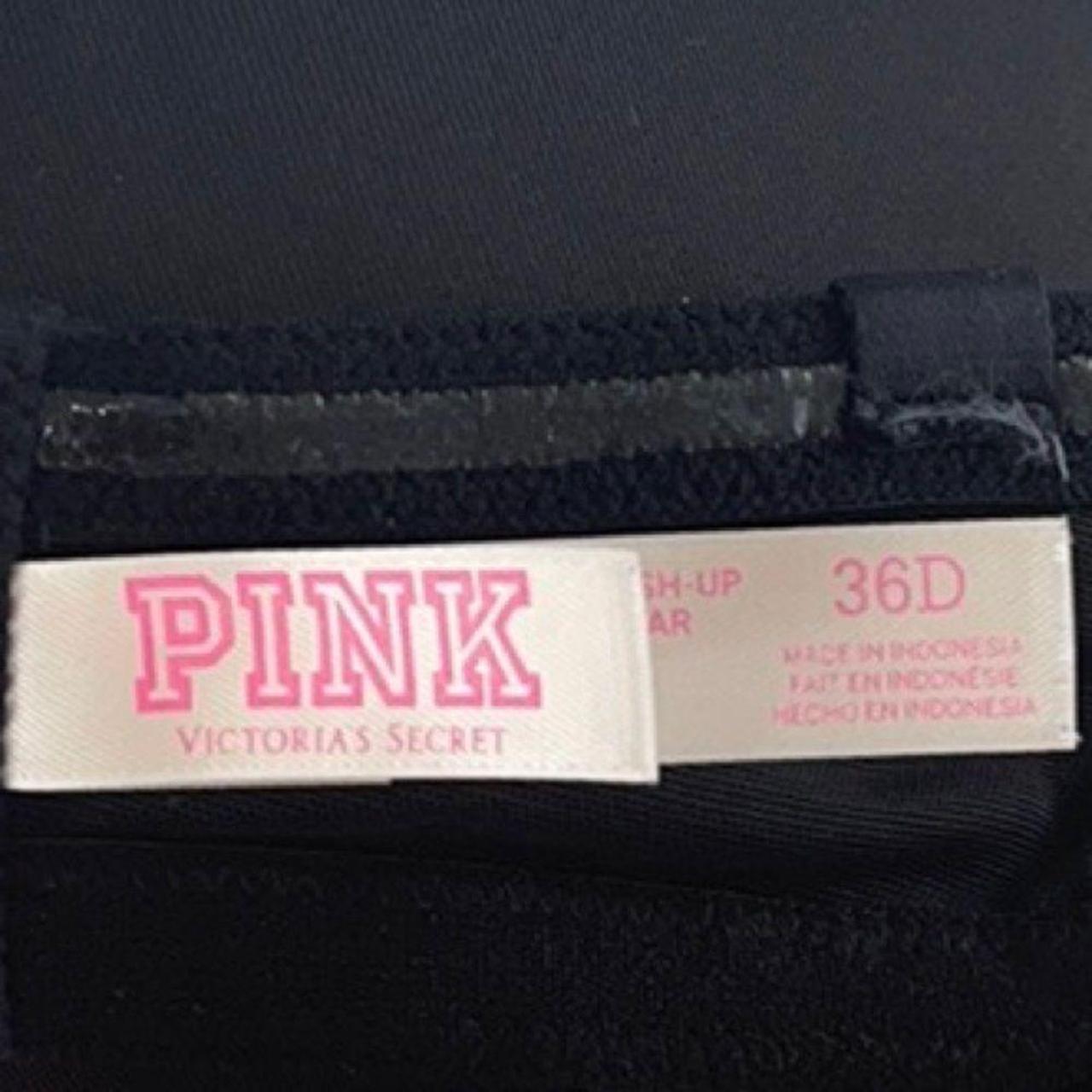 Pink VS black wear everywhere multi way push-up bra - Depop