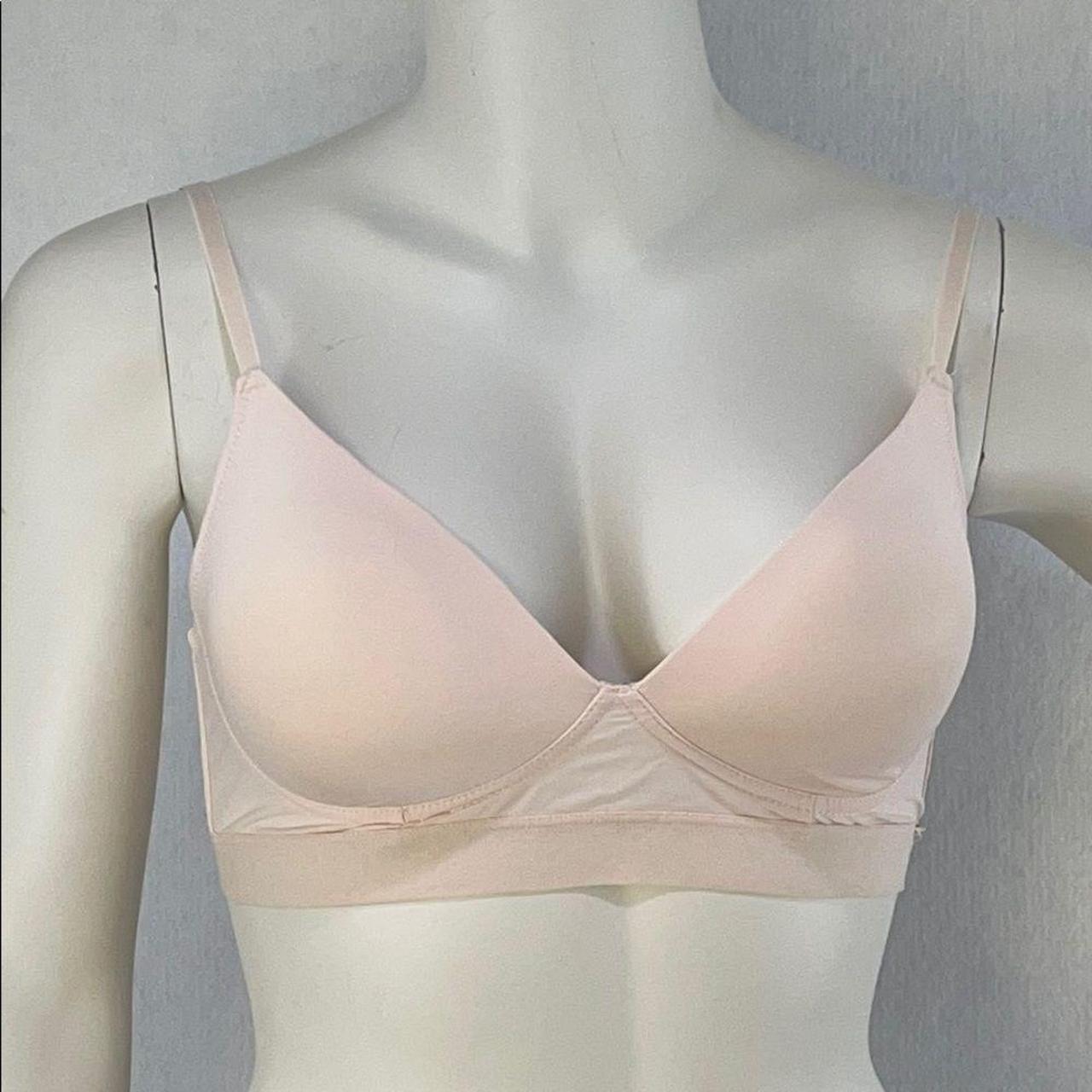 Vince Camuto blush, pink, rose wireless bra, Size