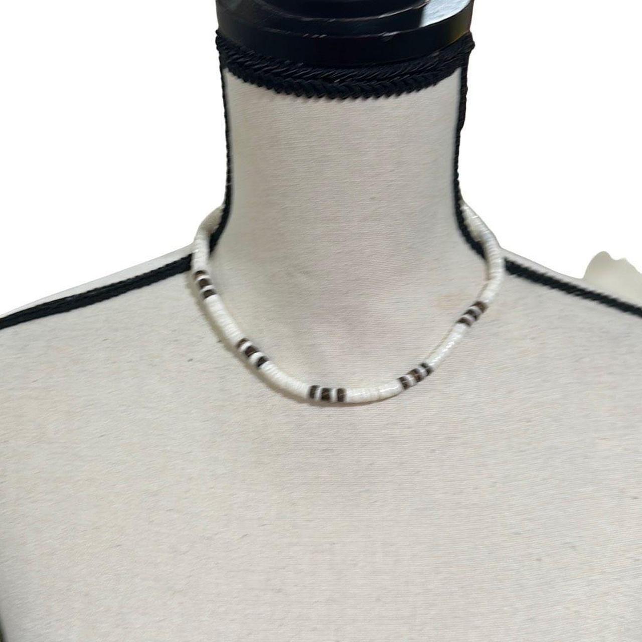 Extra Wide Men's Necklace, White Puka Shell, Black Coconut 8mm Wide Surf  Necklace for Man BD8_02 - Etsy