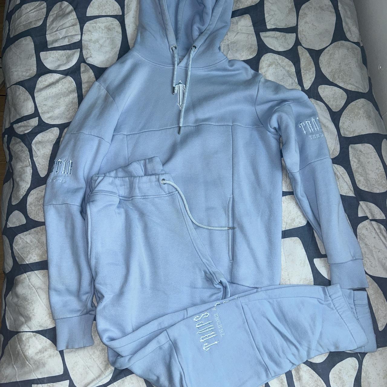 Medium cashmere blue trapstar tracksuit. This... - Depop