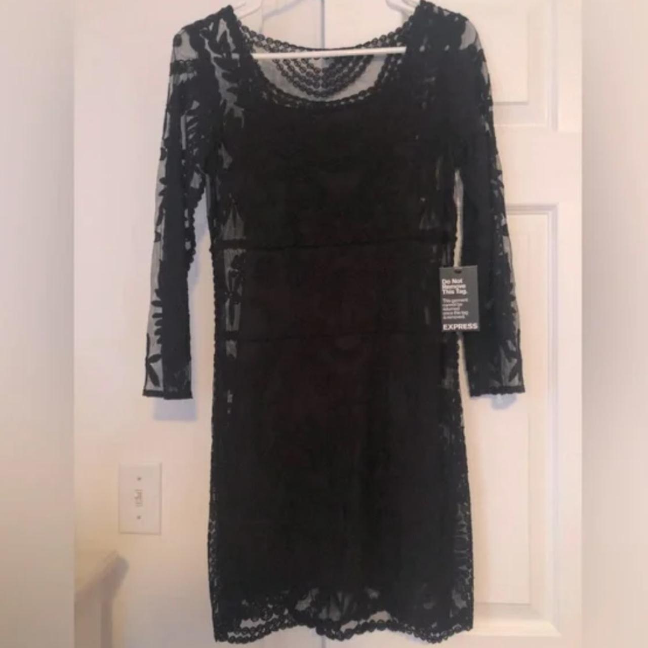 Beautiful Express Lace black dress New with tags - Depop