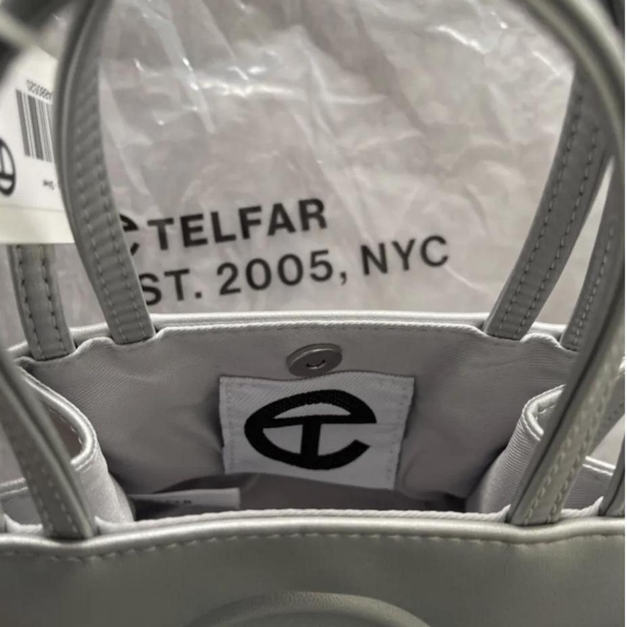 Small silver TELFAR bag brand new and it’s... Depop