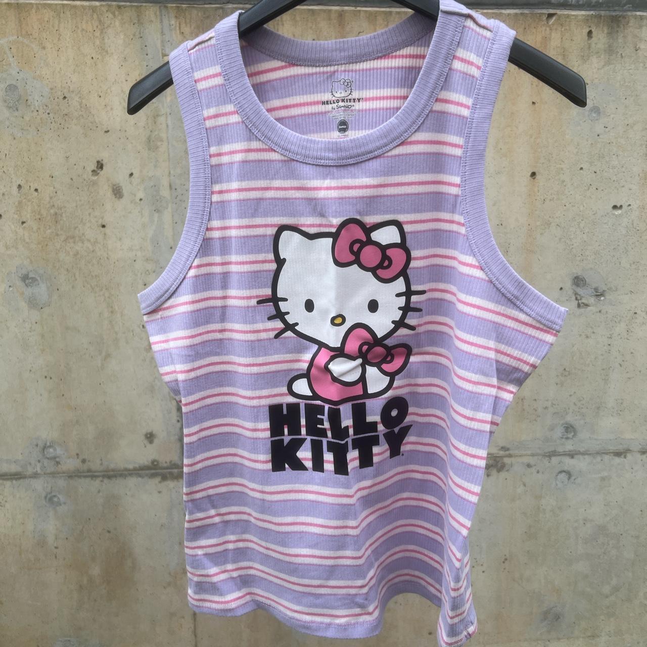 Hello Kitty sleeveless T Xxl (19) juniors... - Depop