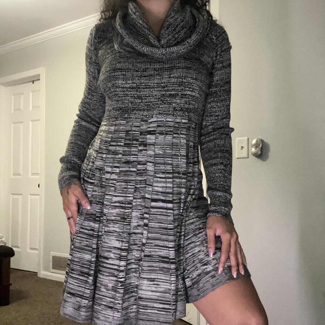 Calvin klein sweater hot sale dress cowl neck