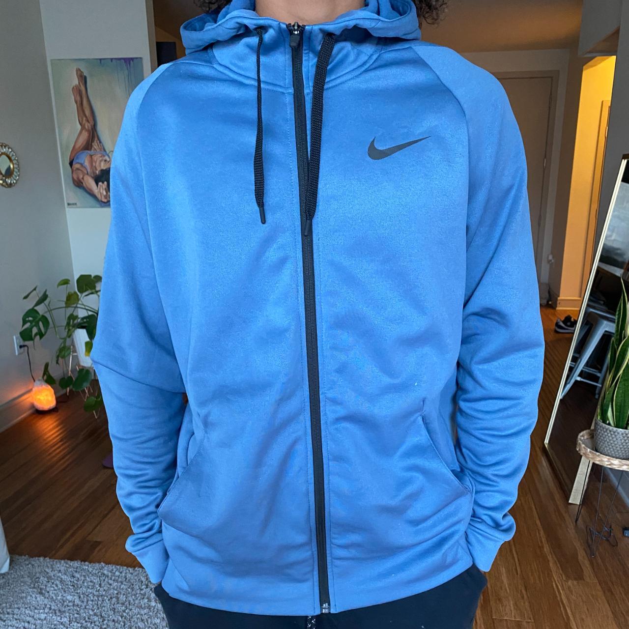 Nike Mens Dri Fit Therma Fit Full Zip Hoodie SZ L... Depop