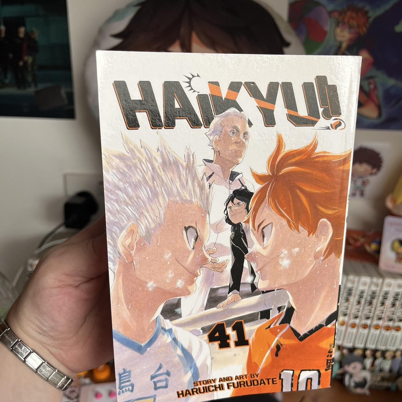 Haikyuu BR - Capa do volume 41 do mangá de Haikyuu. Pra