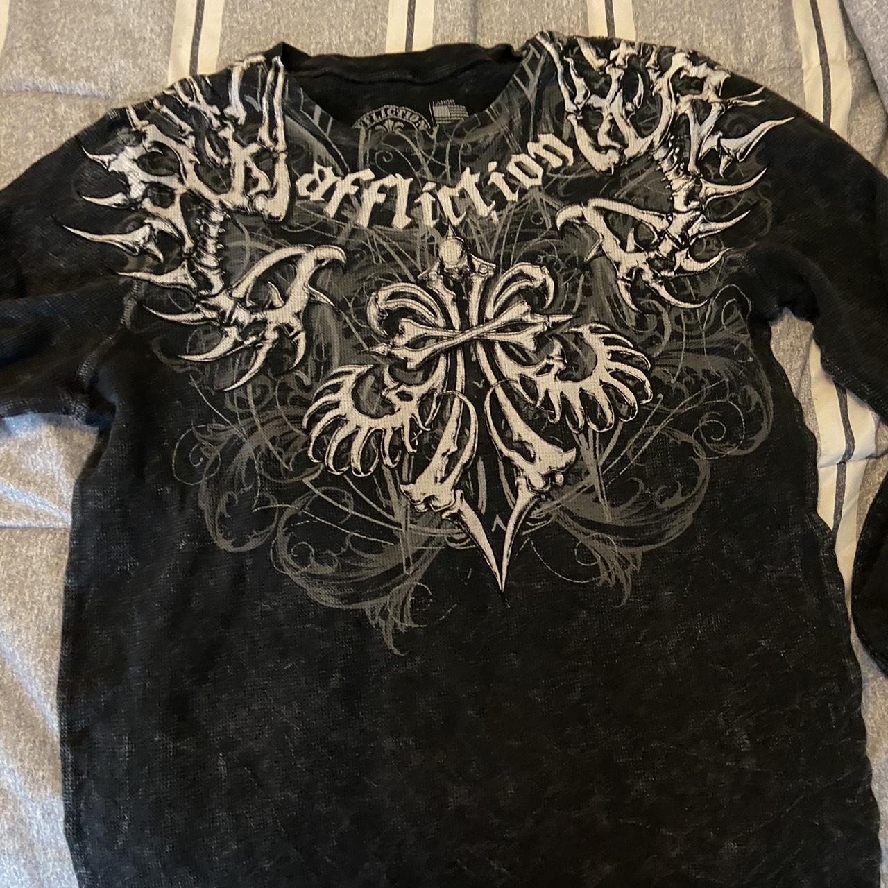 Affliction shirt/ size-L men’s Message me before... - Depop