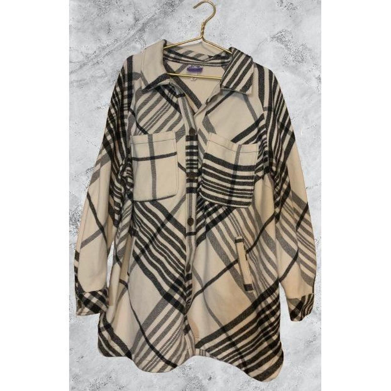 Odd Future Women's Shacket Jacket - White/Black -… - image 2