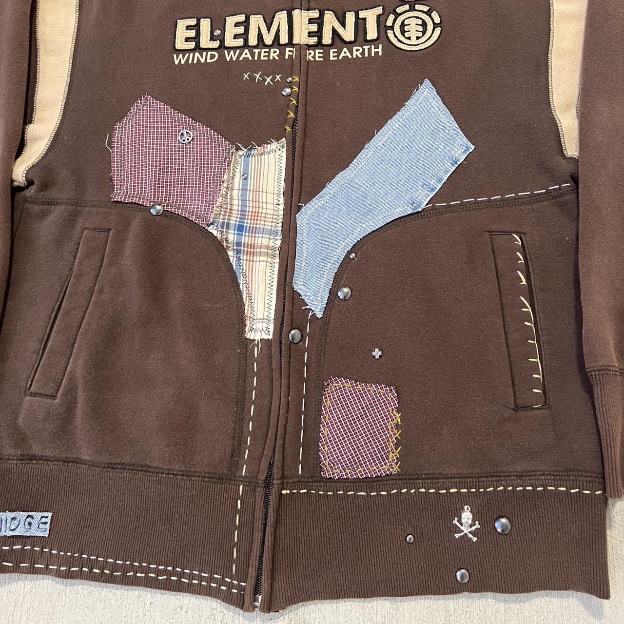 Element Men's Jacket - Brown - S – Patch work ele… - image 2
