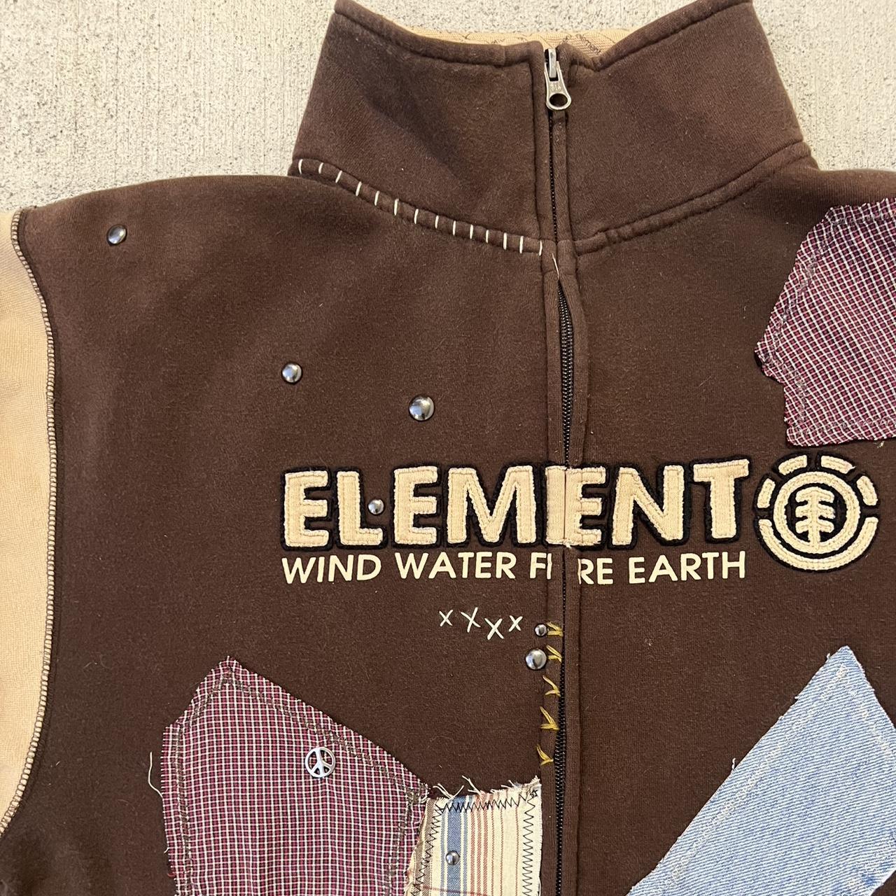 Element Men's Jacket - Brown - S – Patch work ele… - image 3