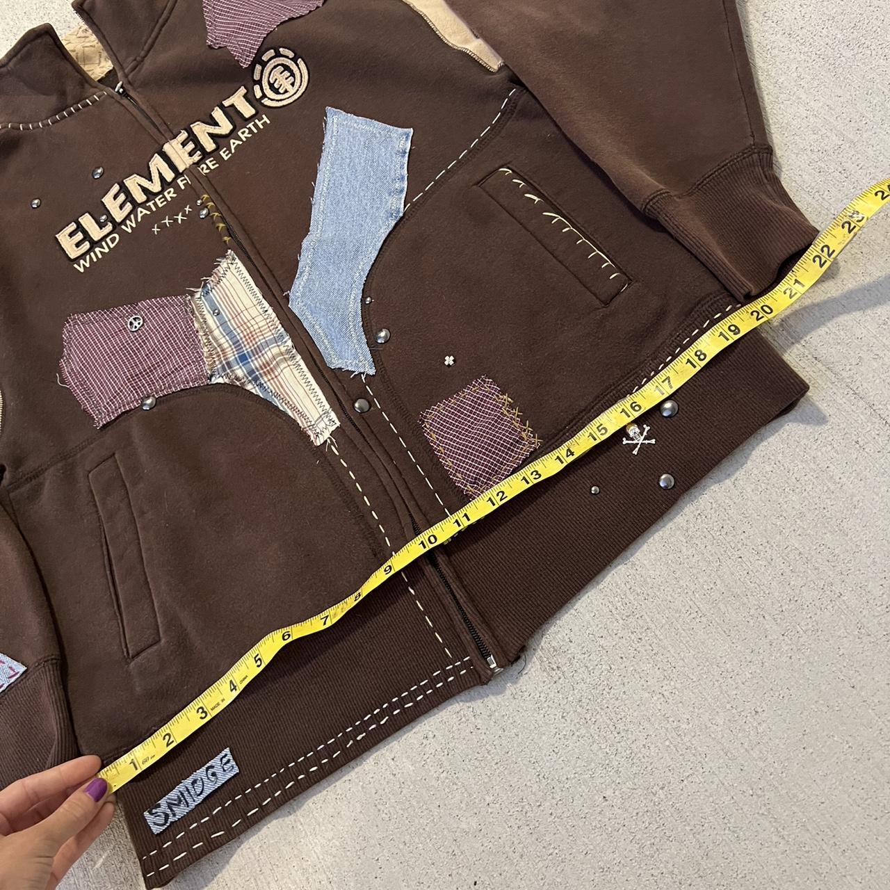 Element Men's Jacket - Brown - S – Patch work ele… - image 5