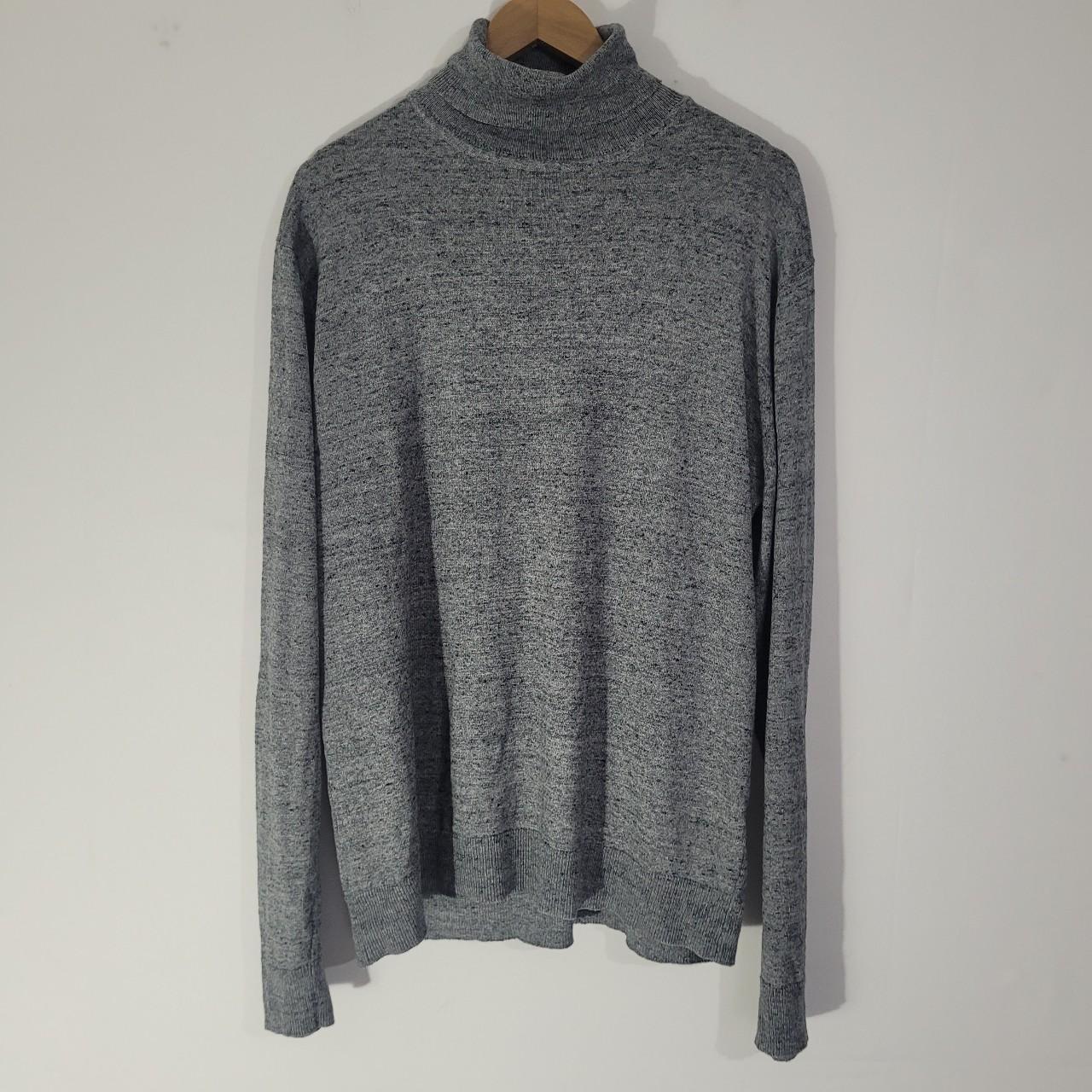 Mens CEDAR WOOD STATE jumper Grey marl high neck... - Depop