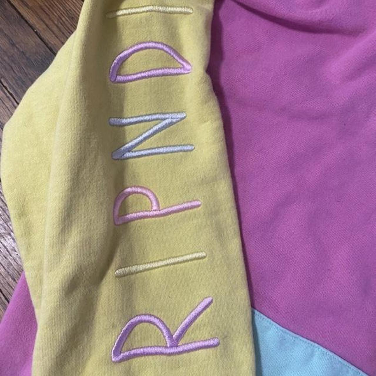 Teddy Fresh X RipNDip Color Block Hoodie Size... Depop