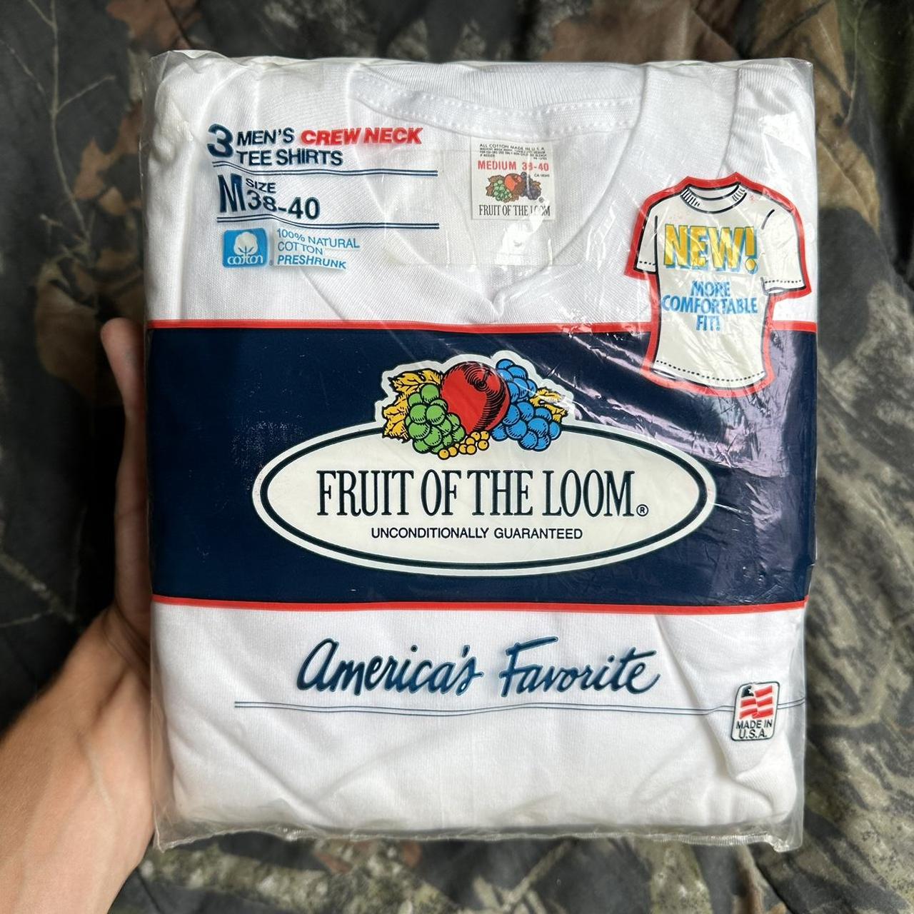 Vintage 80s Deadstock Brand New Fruit of the Loom... - Depop