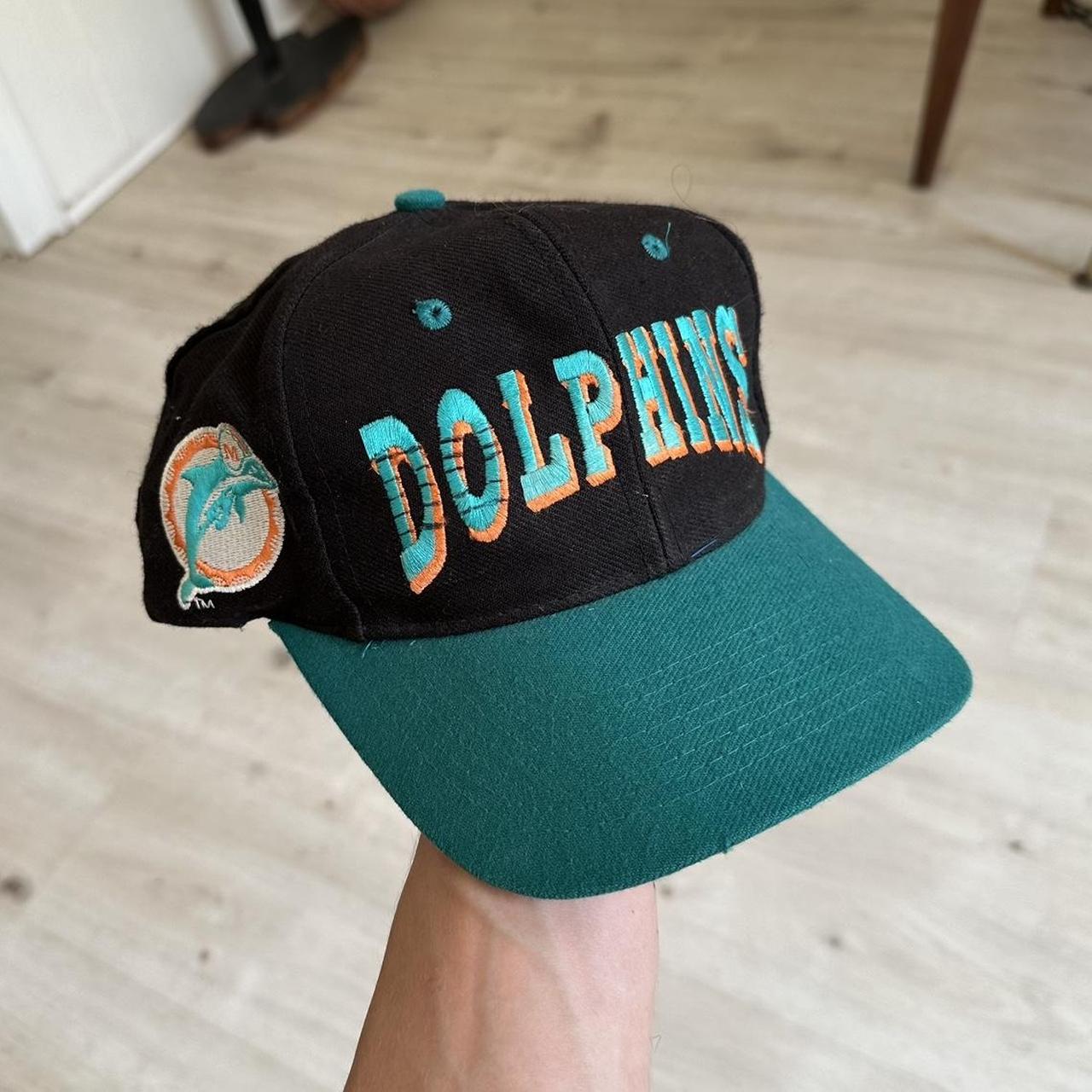 Rare Vintage 90s Miami Dolphins Script Embroidered...