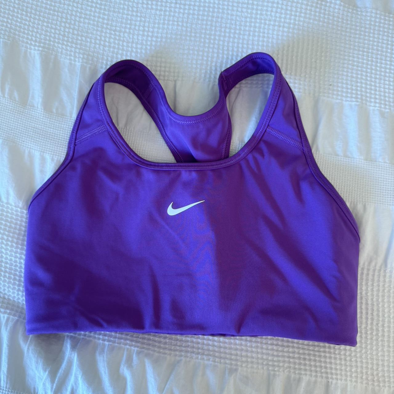 Purple Nike Sports Bra // Size Medium - Depop