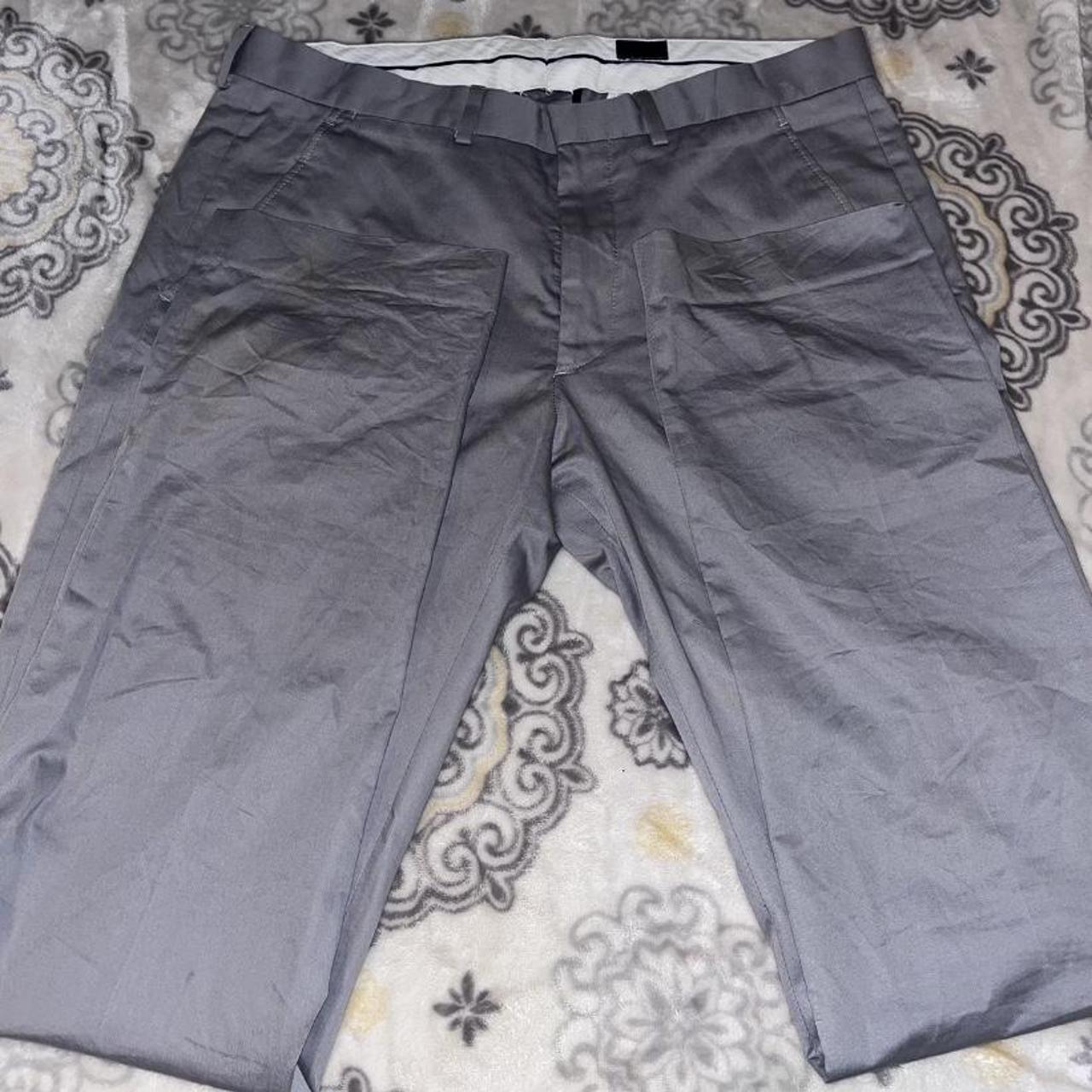 Gray H&M Mens pants Size: 34R In very great... - Depop