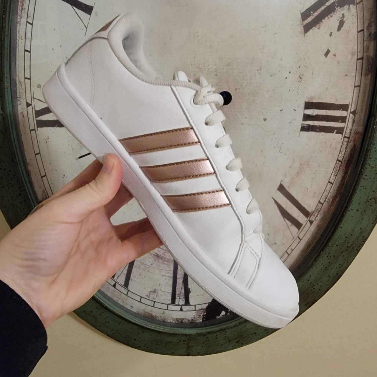 Adidas grand court discount k rose gold