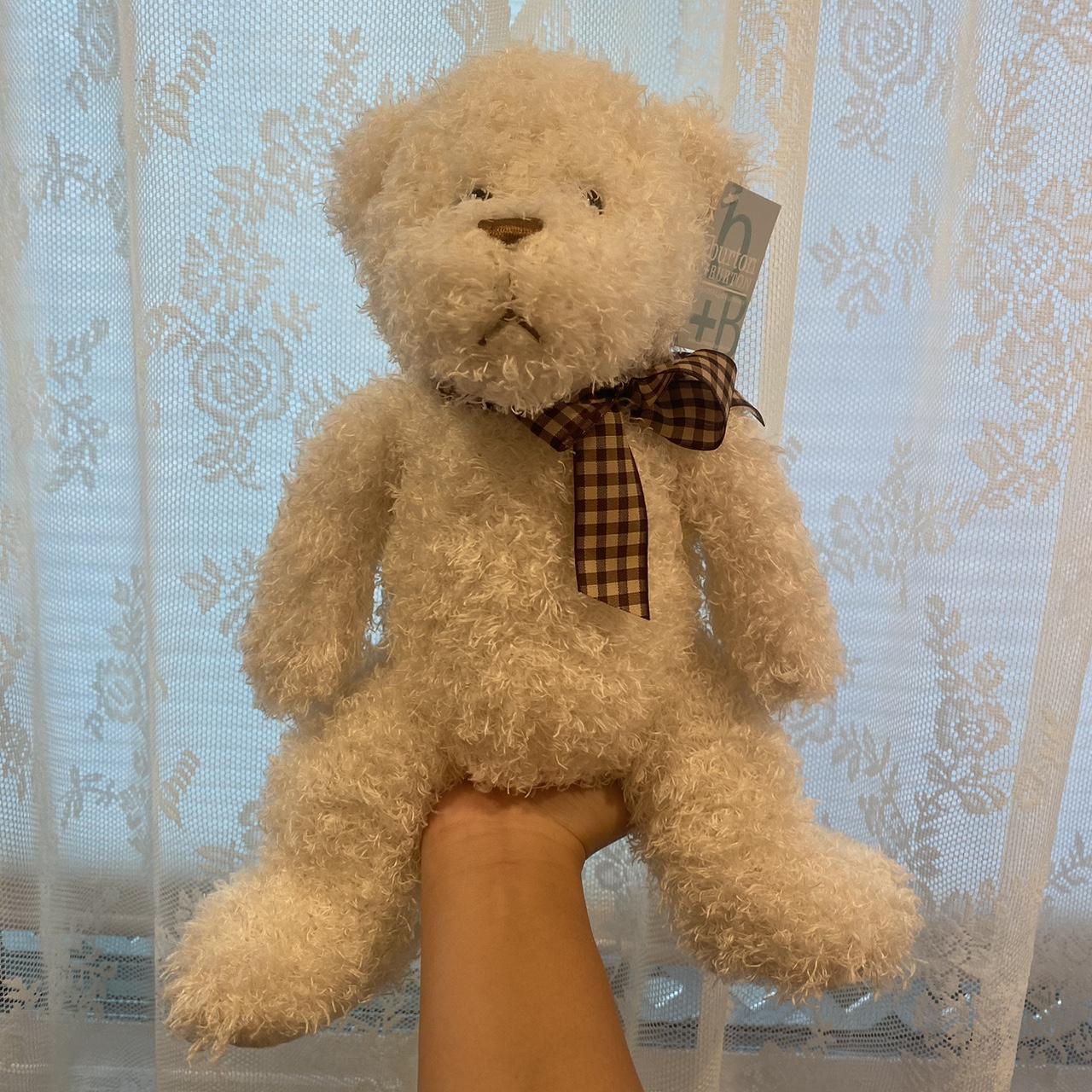 Cutest little burton burton white teddy bear Depop