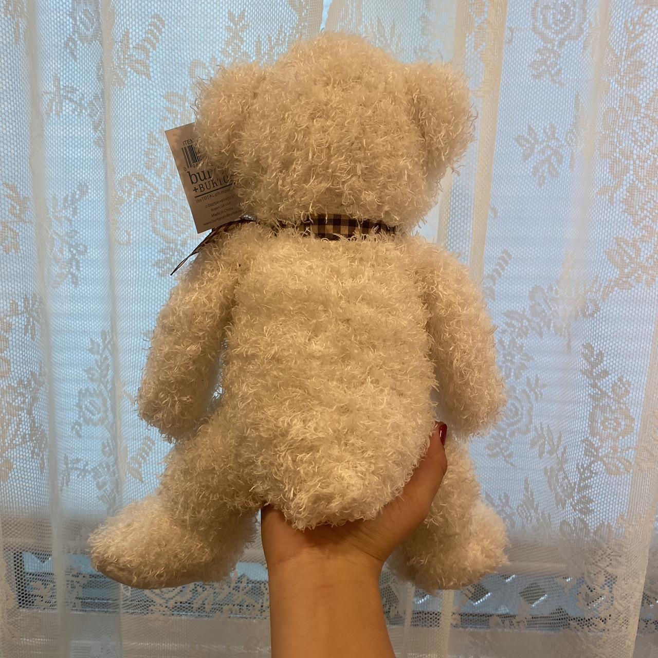 Cutest little burton burton white teddy bear Depop