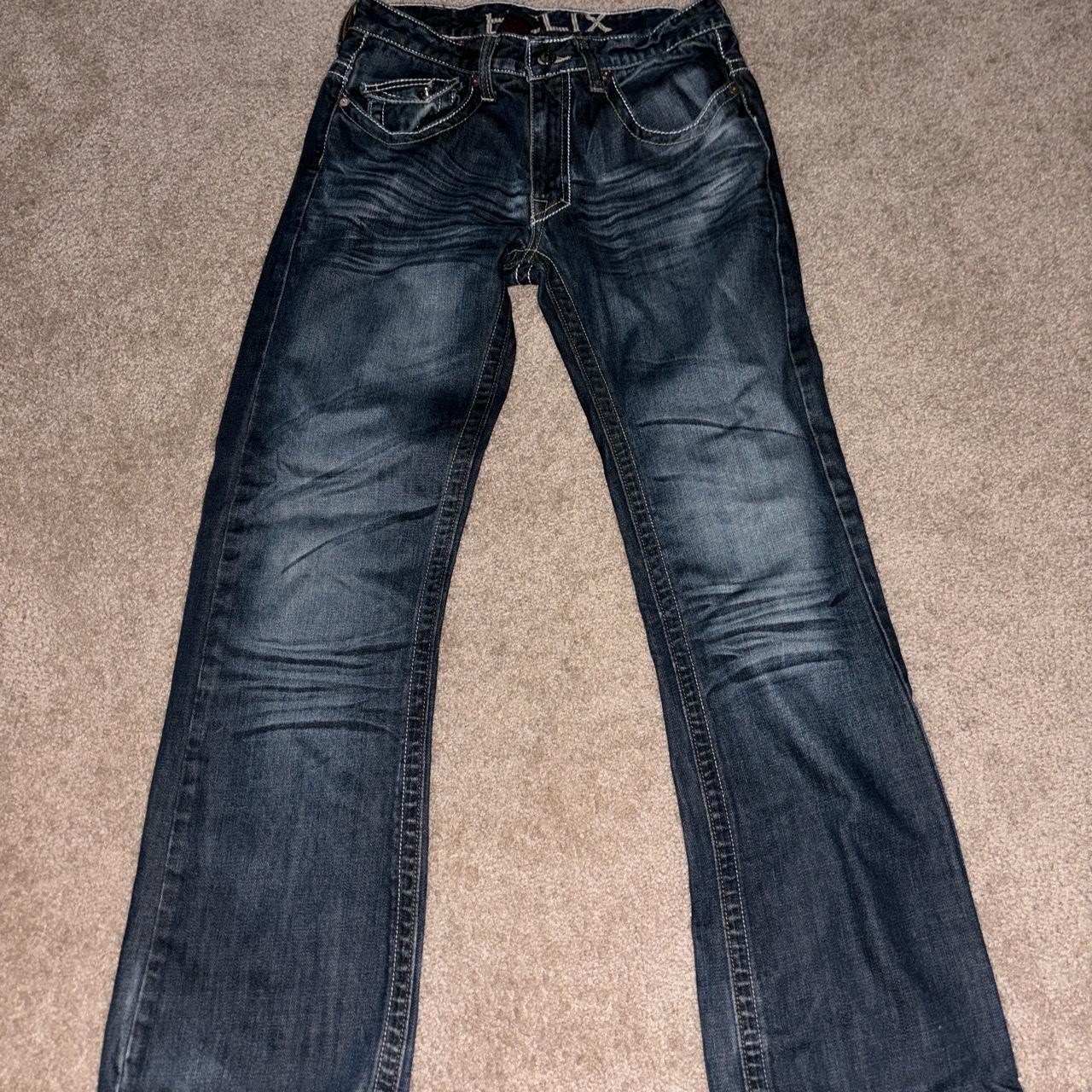 Chief keef y2k Helix jeans Baggy true religion type... - Depop