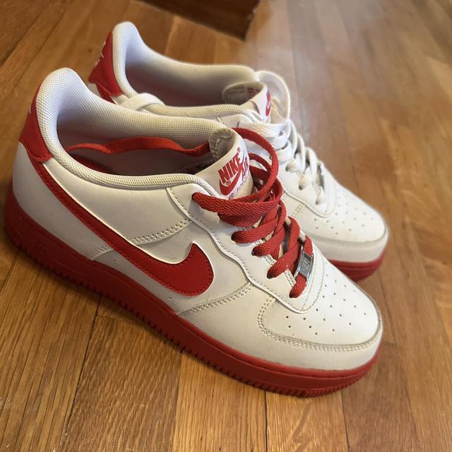 af1 red stitch