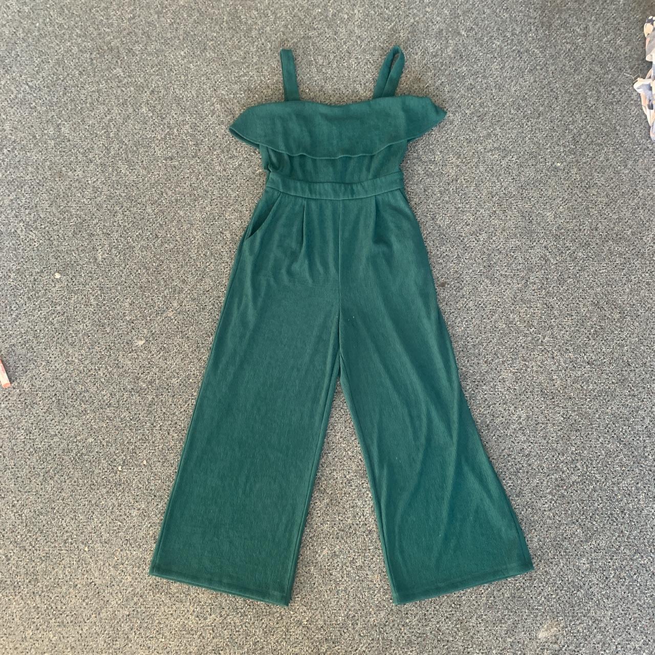 Dotti Dark Green jumpsuit size 10 Depop