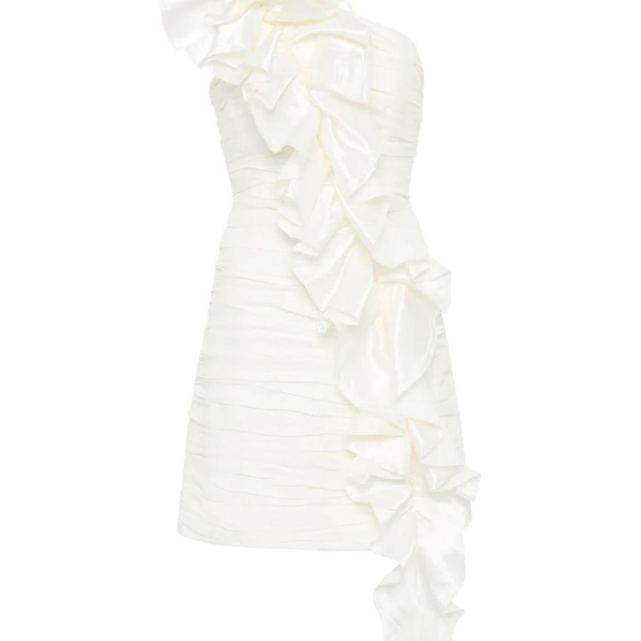 Aje - Cantina Mini Bow Back Dress in Ivory