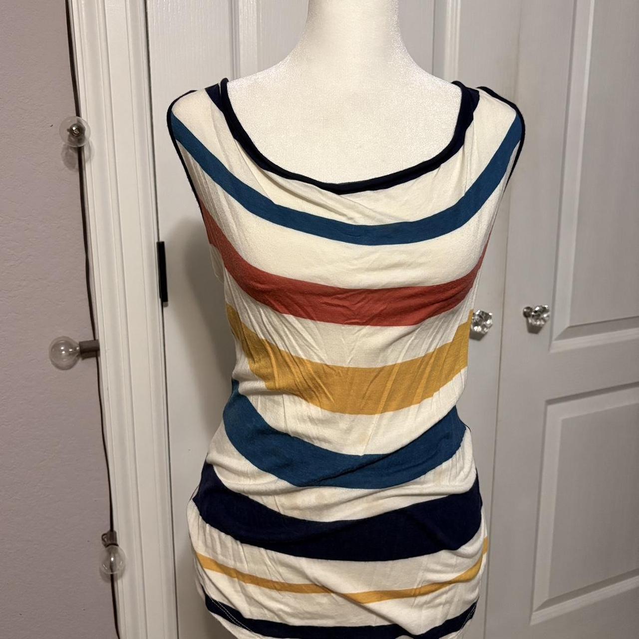 Women's Tank top - Multi/White - M – Basic Colore… - image 1