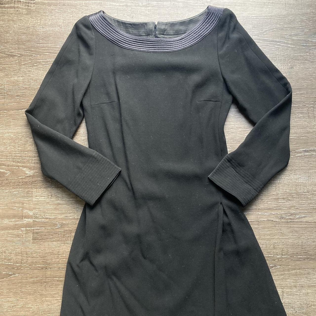 Genny Italian Designer Black Wool Dress Size 4 This... - Depop