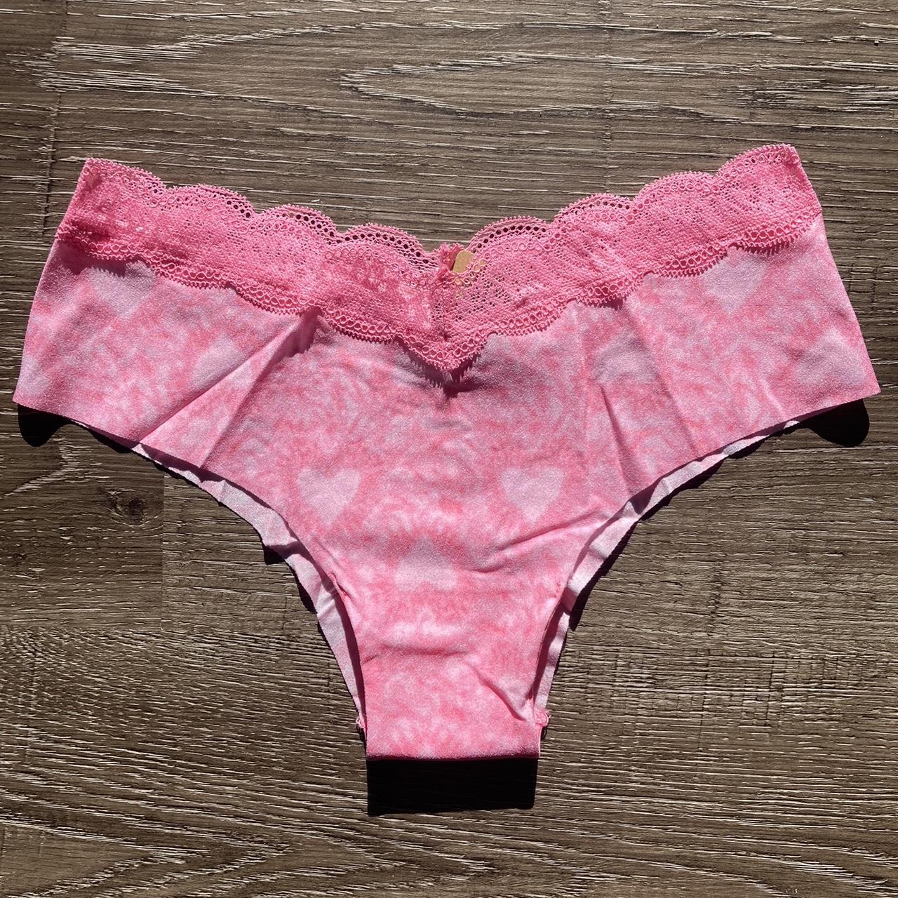 NWT Victoria's Secret Pink Tie Dye Hearts No-Show - Depop