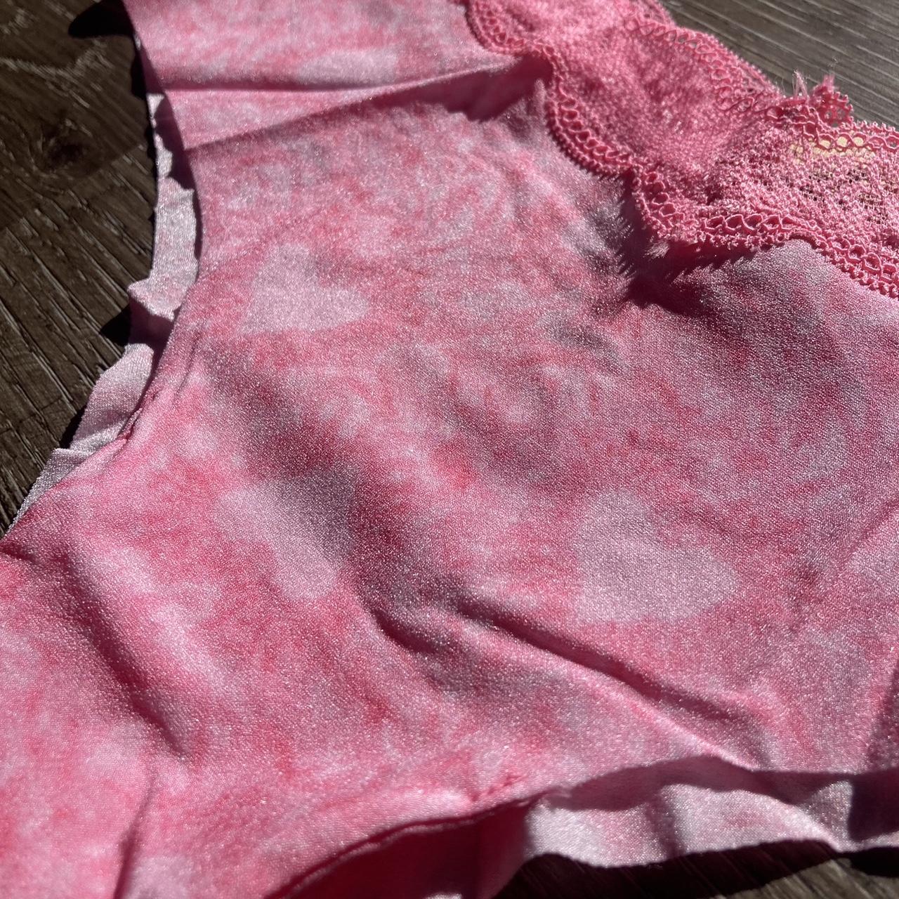 NWT Victoria’s Secret Pink Tie Dye Hearts No-Show... - Depop