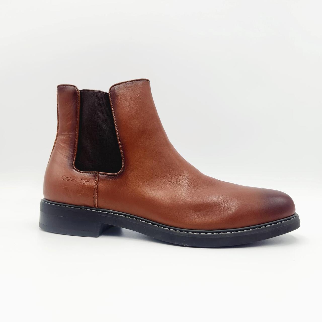 Calvin klein hotsell brown boots