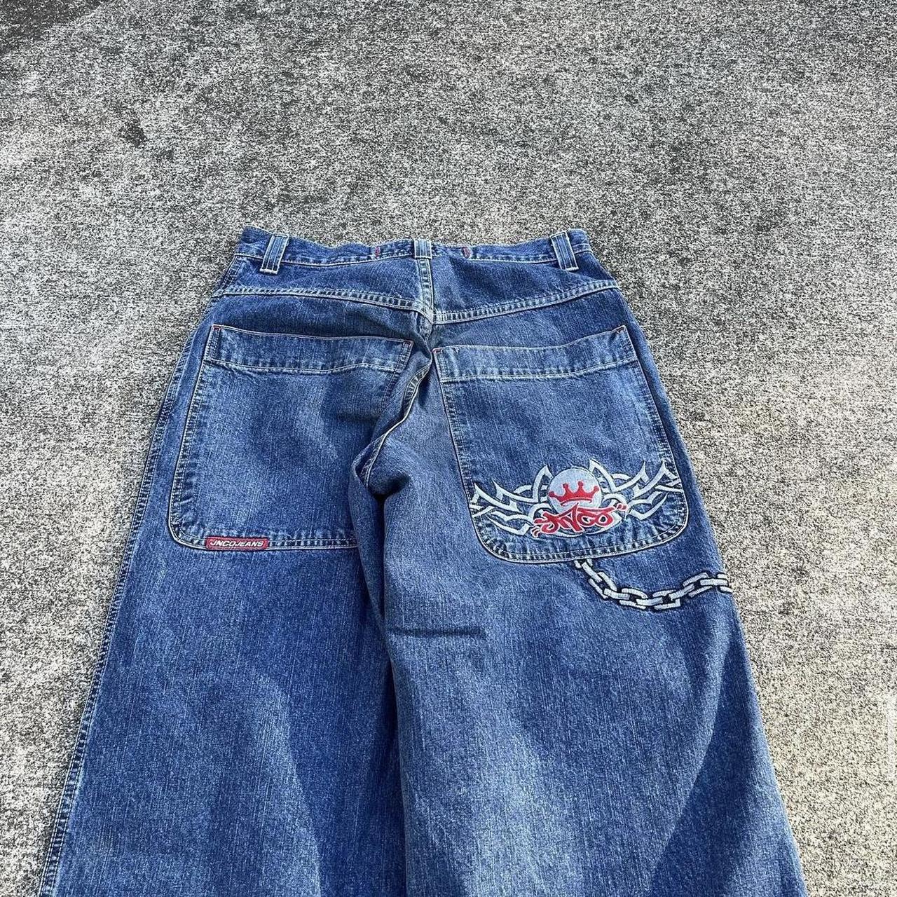 Crazy grail blue jnco Jeans chains ⛓️ ‼️do not buy... - Depop