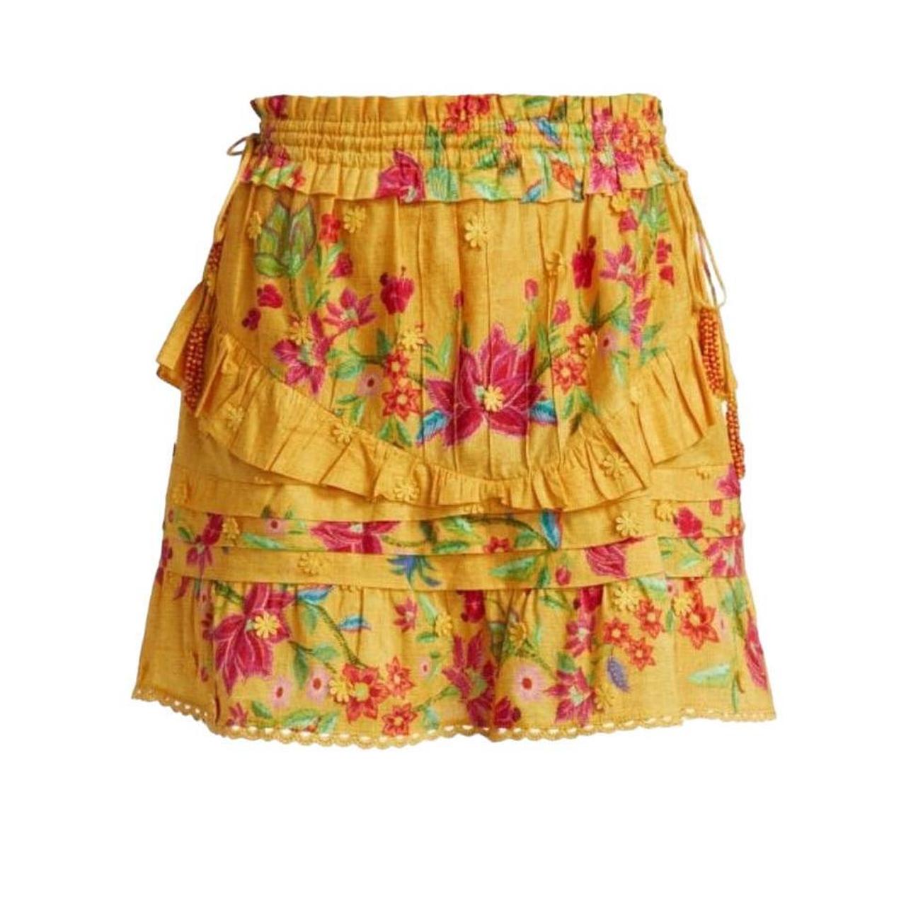 Farm Rio Women's Yellow Skirt (4)