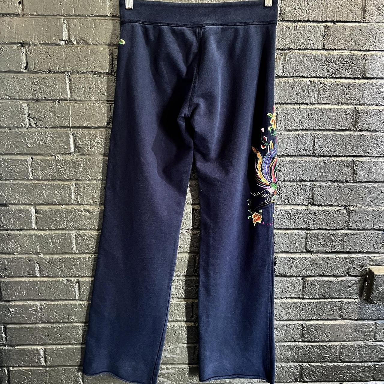 Lucky Brand embroidered sweatpants,