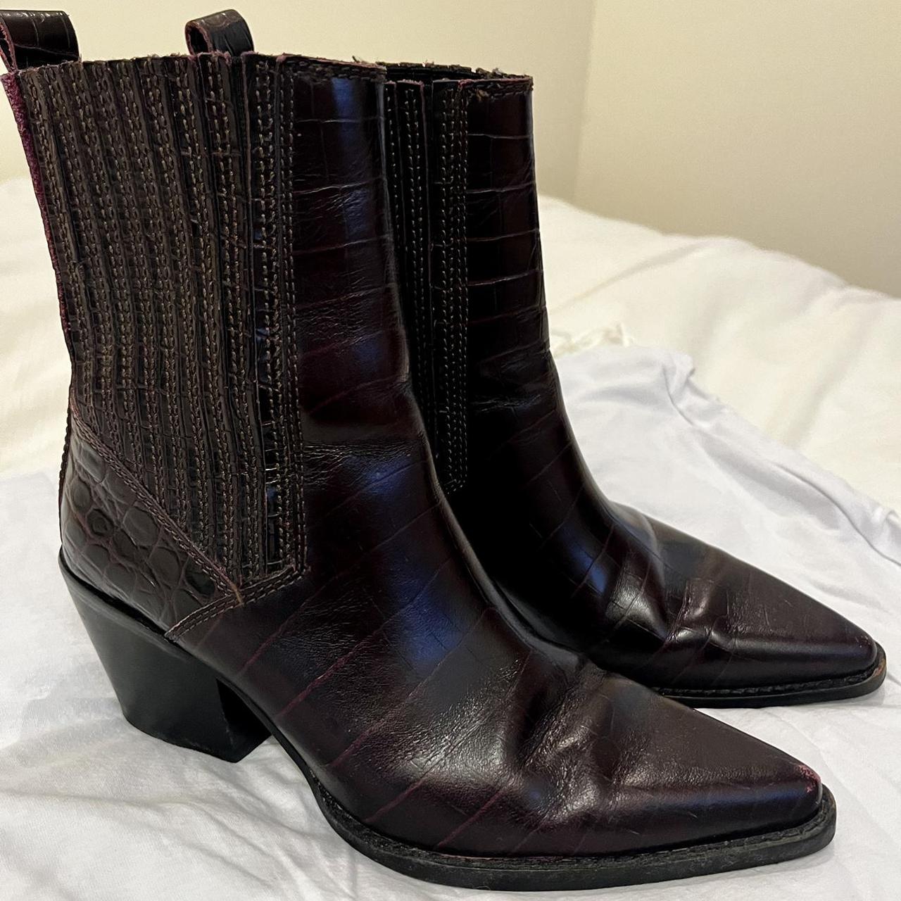 zara crocodile boots