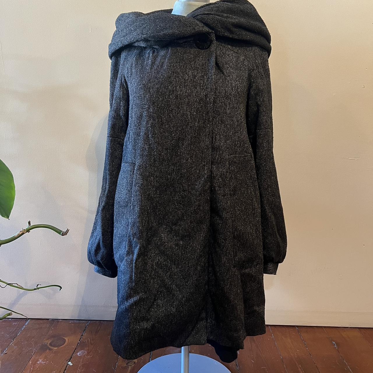 Zara textured cape coat sale