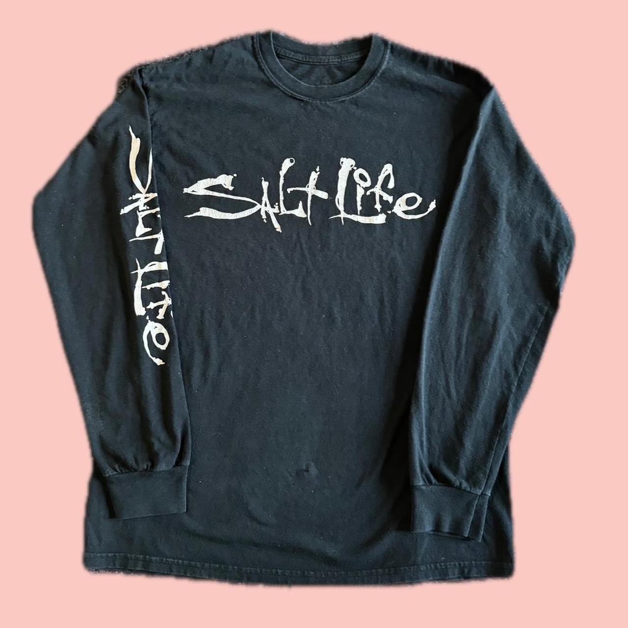 Salt Life Long Sleeve | Medium | Small hole in... - Depop