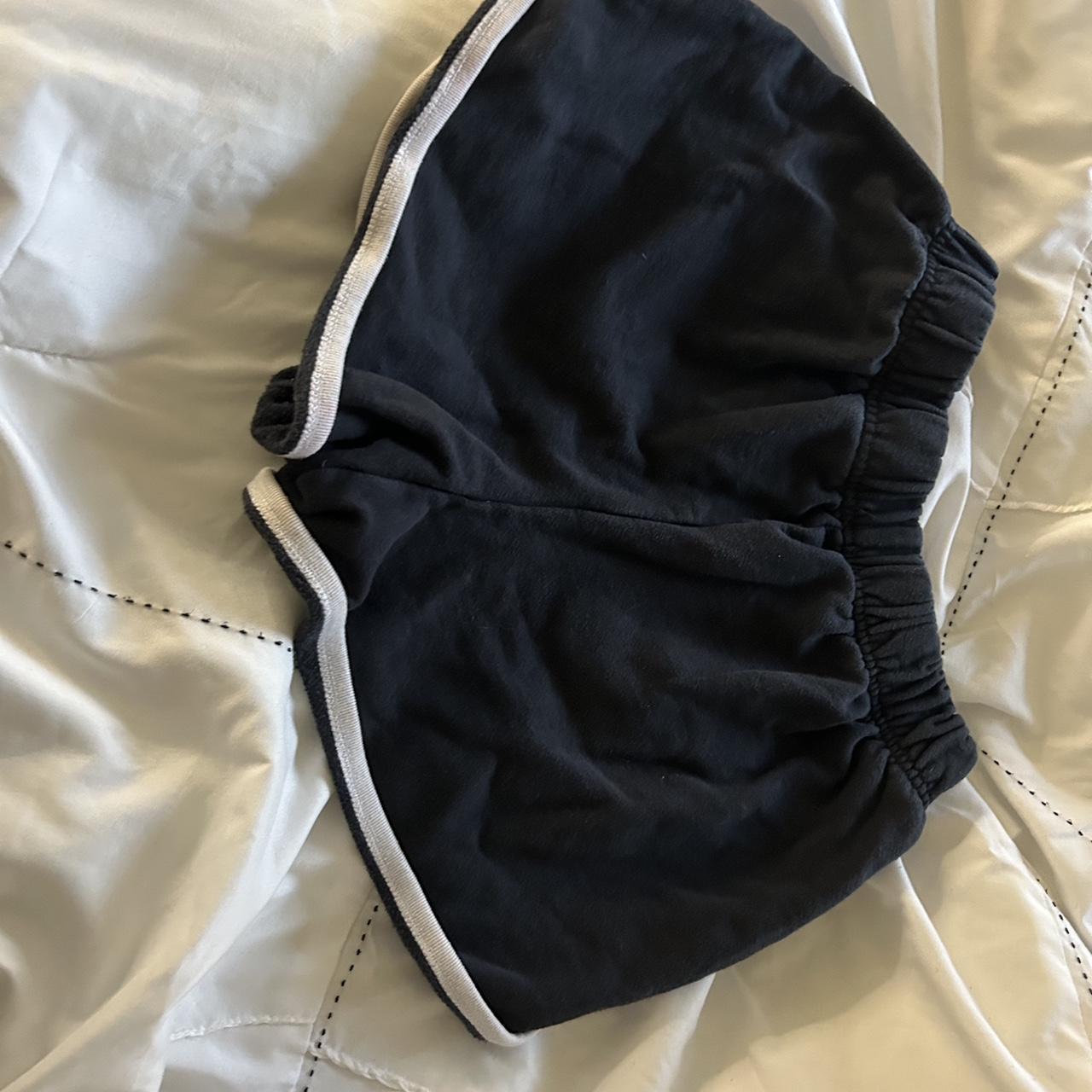 brandy shorts navy blue - Depop