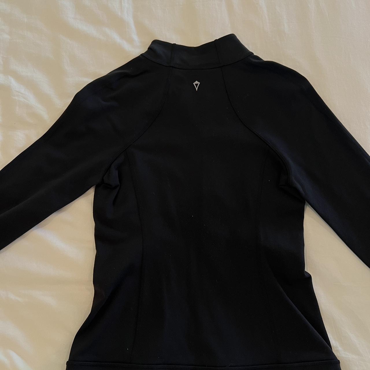 Ivivva by lululemon black bbl workout zip up jacket... - Depop