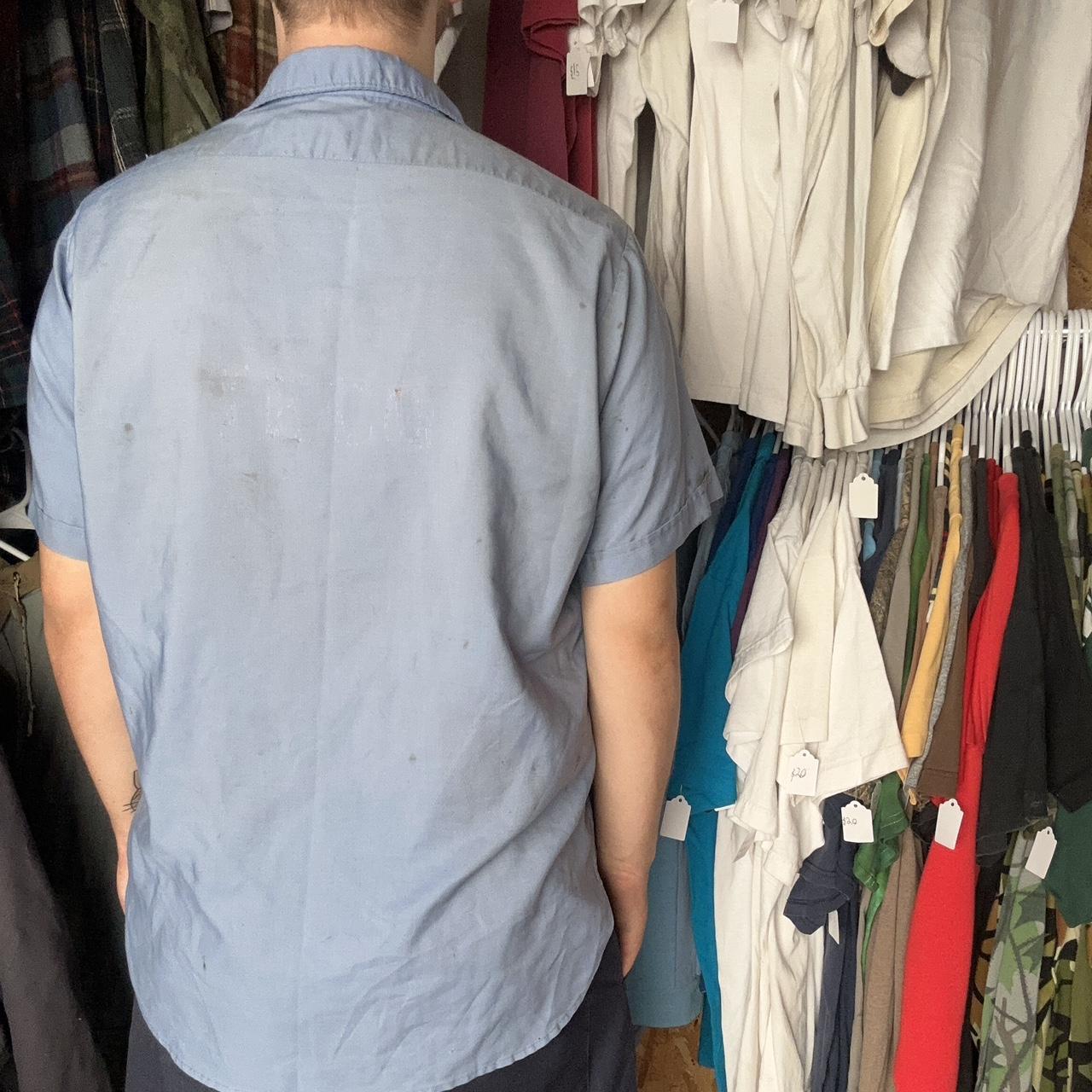 Life Is Good Men's Mechanic Vista Short Sleeve Crusher T-Shirt In Vintage Blue | Size XL | Cotton/Polyester - Foto 13