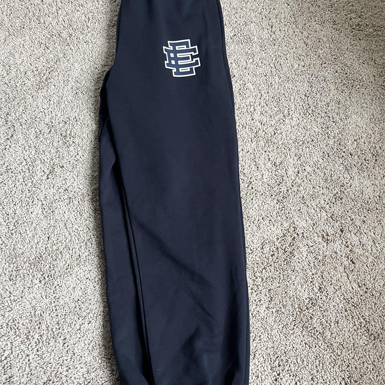 Medium Navy EE Sweatpants Worn Once- Have OG... - Depop