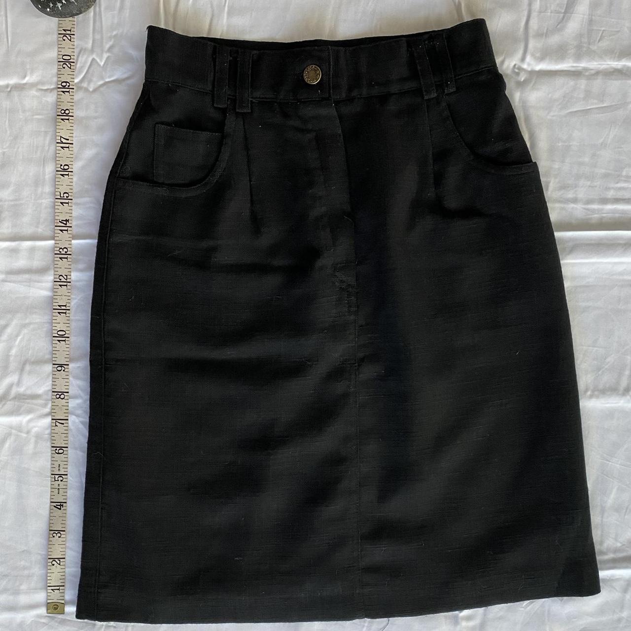 Black skirt with pockets size outlet 16