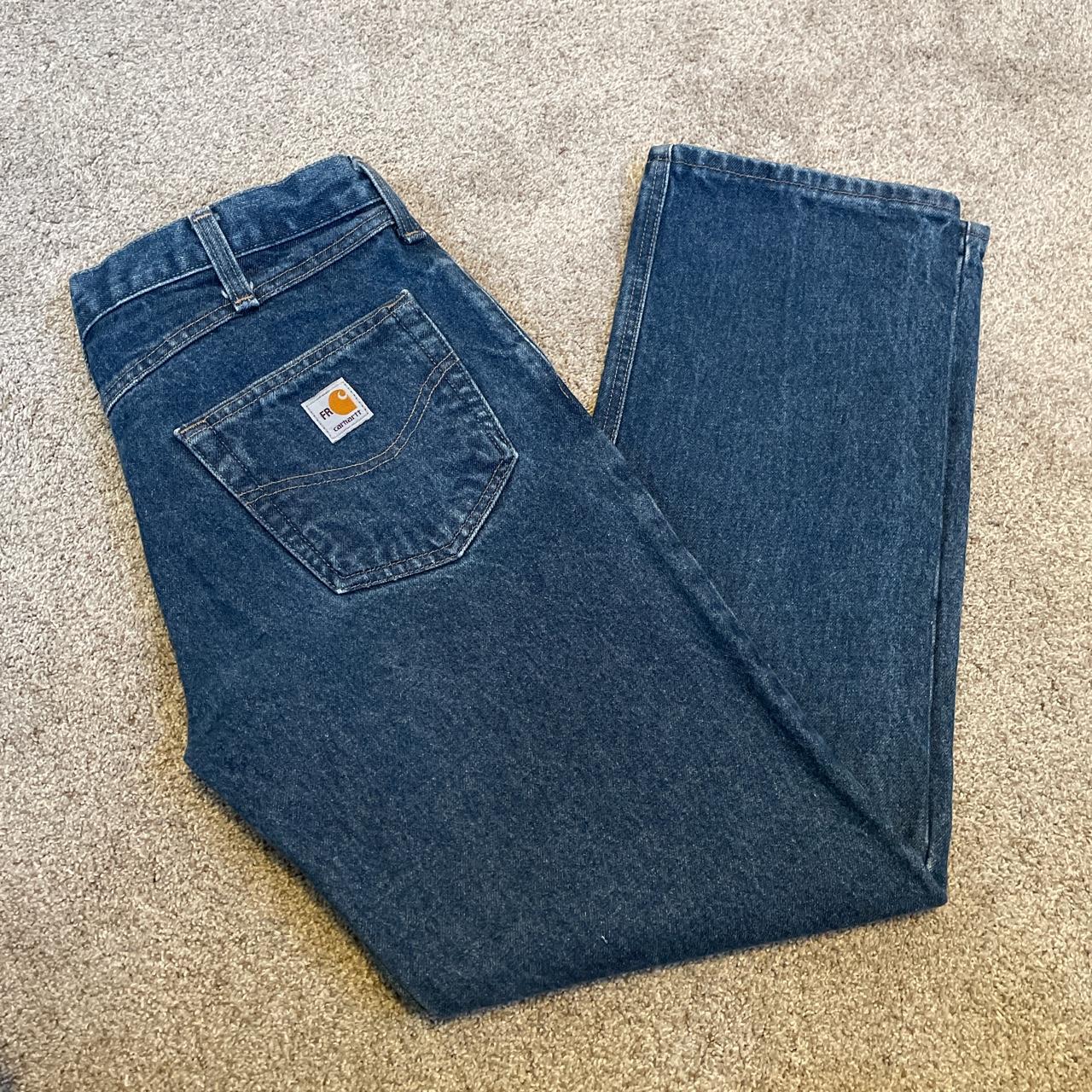 fire resistance carhartt jeans 32x32 Depop