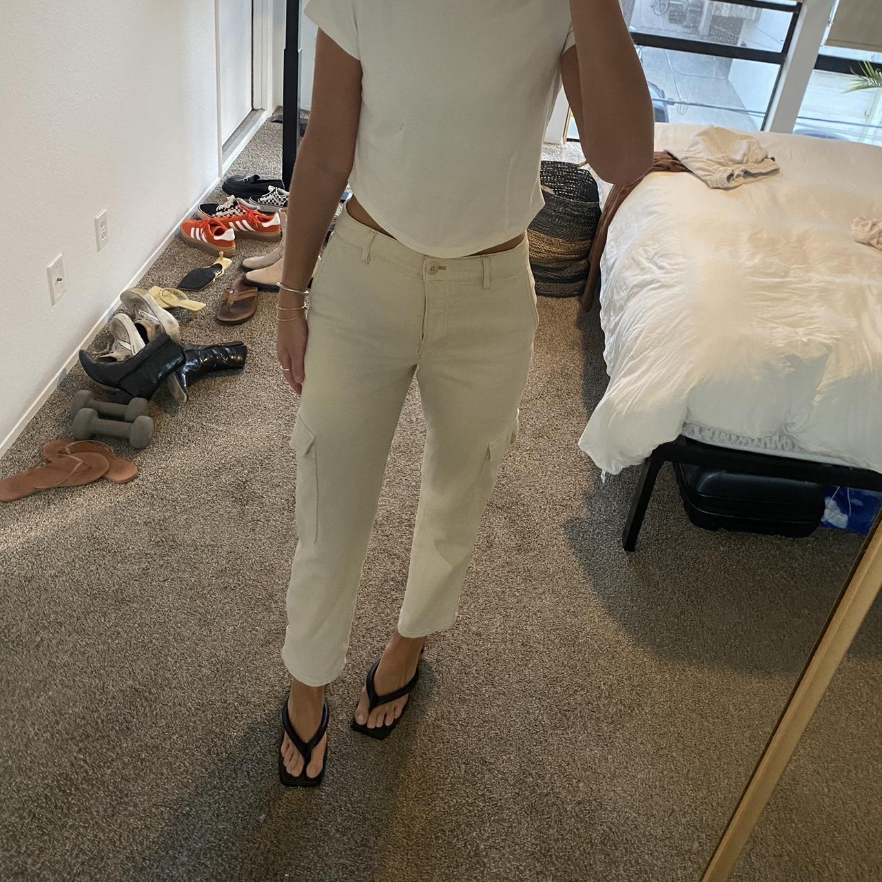 Aritzia tan cargo pants wilfred aritzia freeshipping Depop