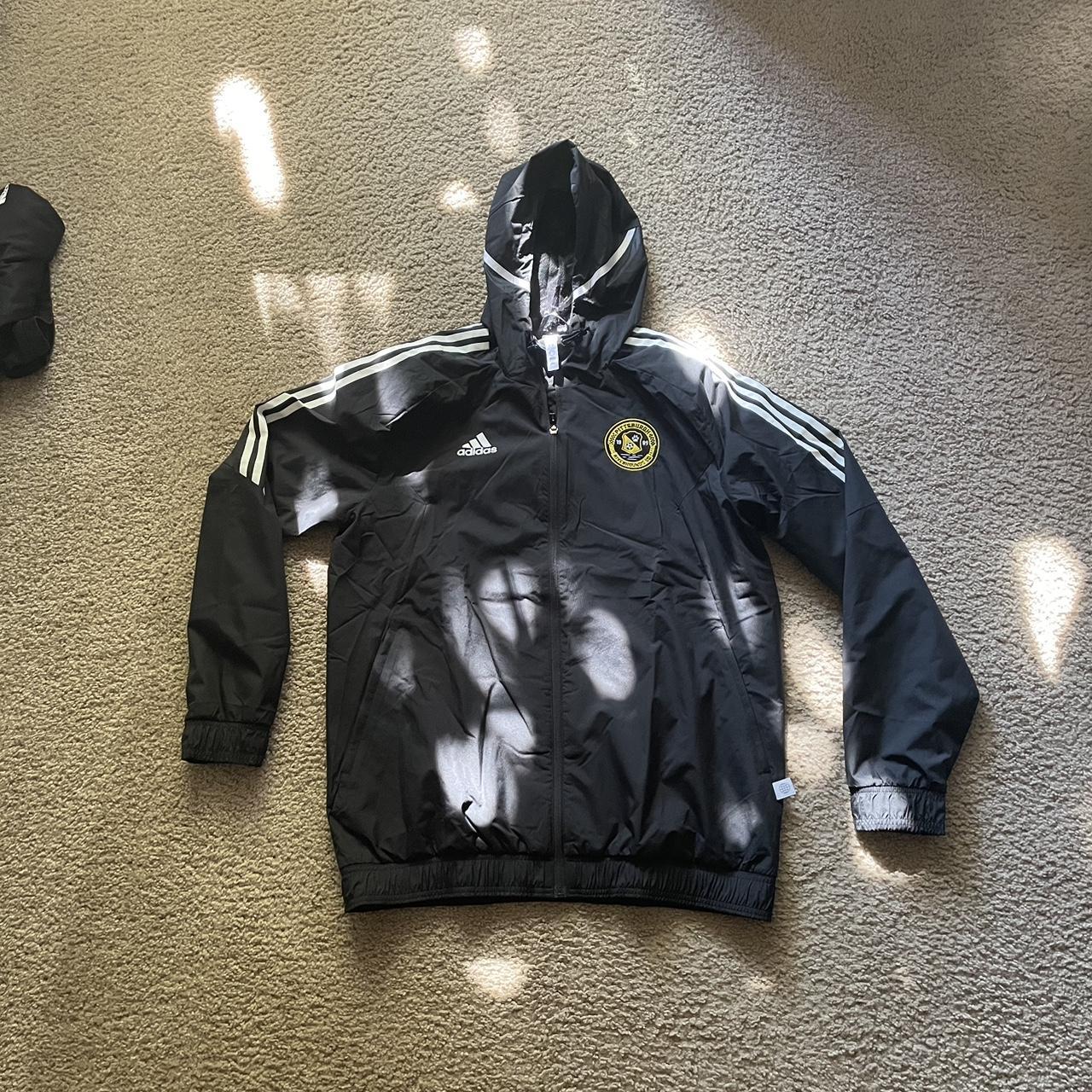 Adidas soccer rain jacket online