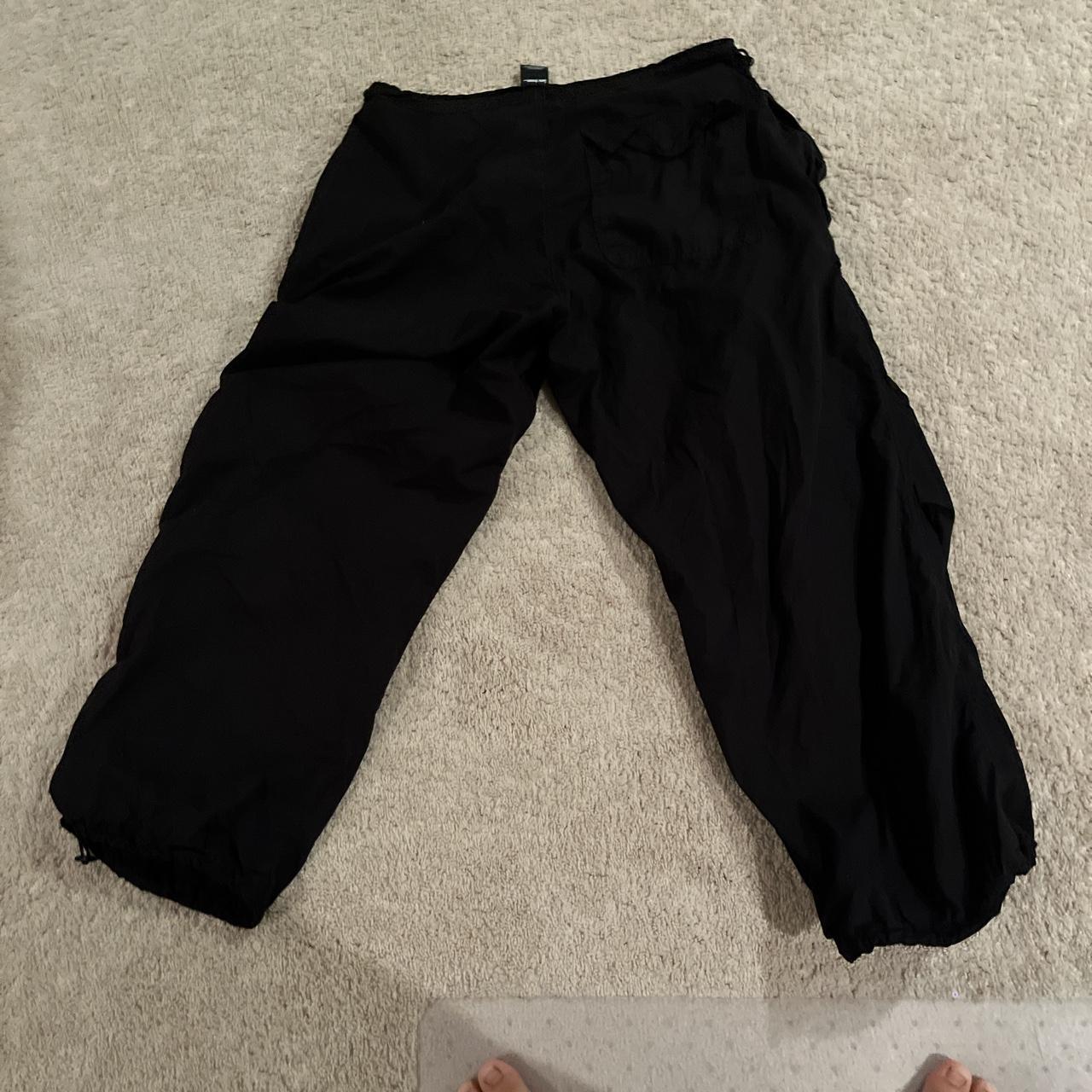 iets frans parachute pants cordlocks on bottom and... - Depop