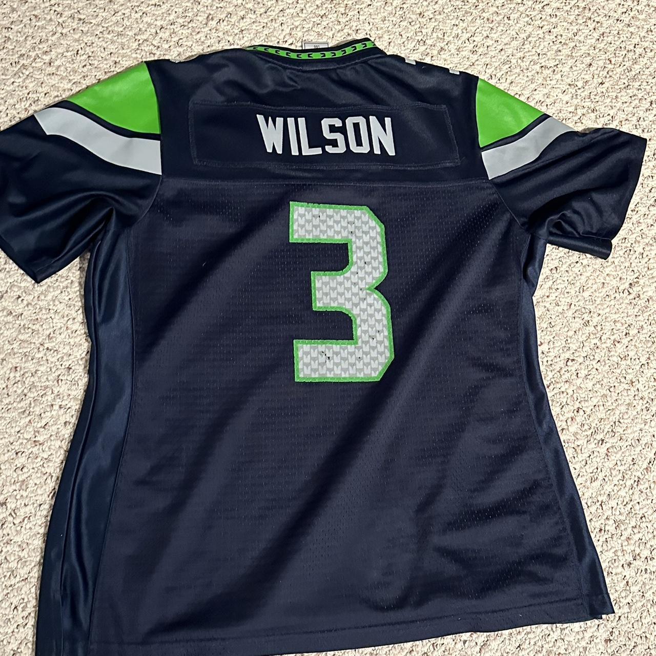 Pink russell wilson on sale jersey